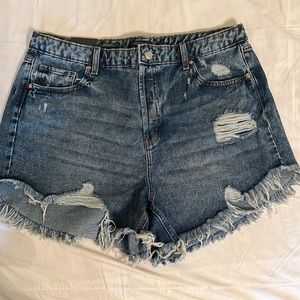 Denim shorts